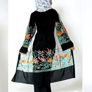 COPY - Black Floral Kimono